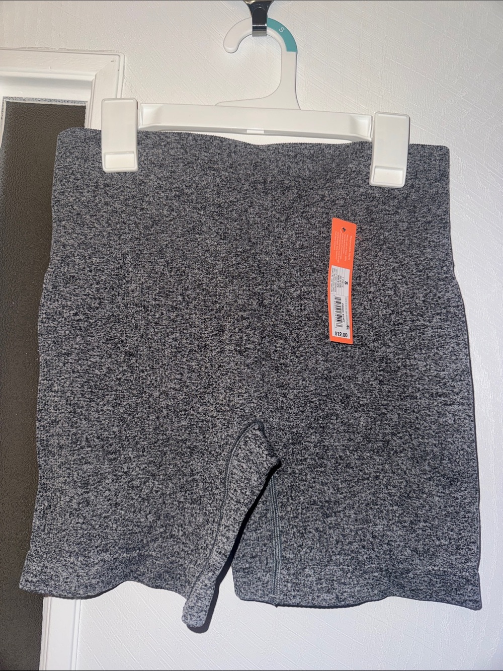 Colsie Heather Charcoal Athletic Bike Shorts